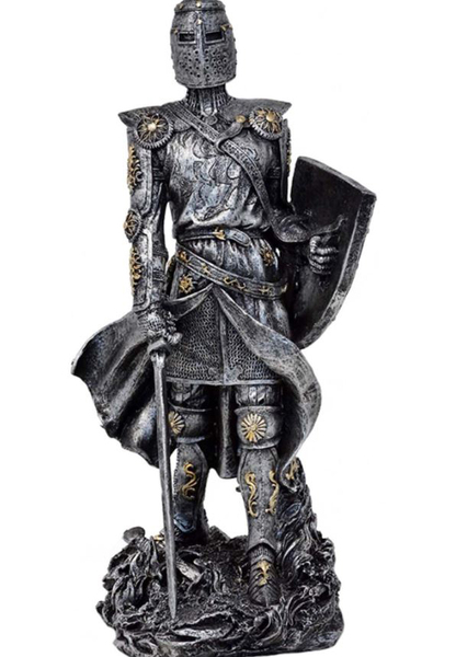 rycerz w zbroi, Wojownik, figurka, wys.31cm