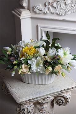 OD RĘKI Wiosenna Bryza, wiosenna kompozycja w naczyniu, wym.33x50x26cm