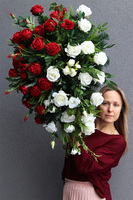 Polonia, okazała wiązanka nagrobna patriotyczna