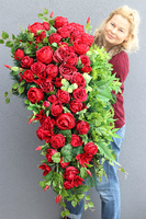 Luiza Neo, bogata wiązanka nagrobna, dł.102cm