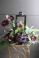 Angelo Garden Purple Graphite, lampion nagrobny