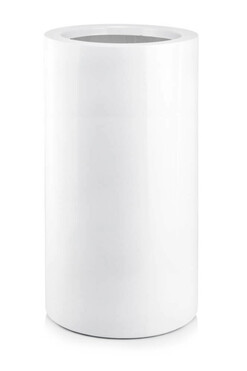 Fiberglass donica walec White 70x40cm 