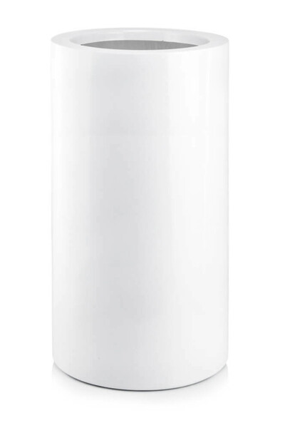 Fiberglass donica walec White 