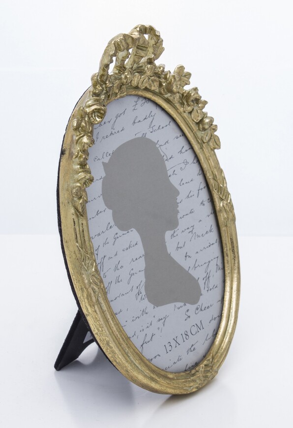 Royal, złota ramka na zdjęcia, wym.21.5x14.5x8.5cm 