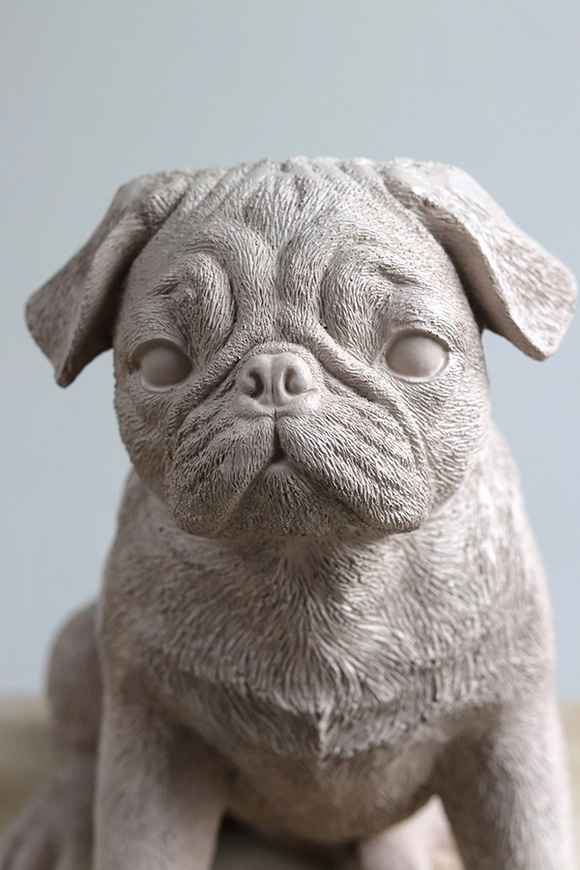 Dog in the Fog, figurka pies mops