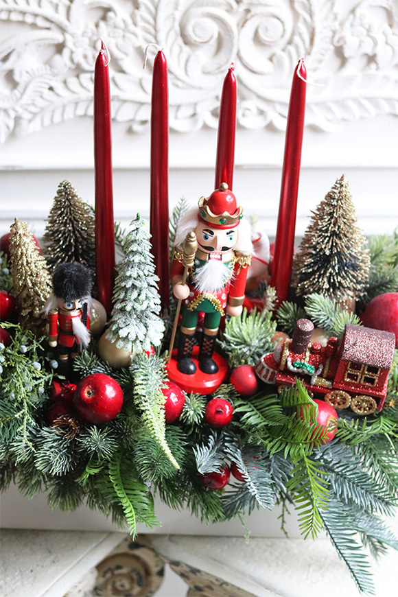 Apart Christmas, adwentowy stroik z dziadkiem