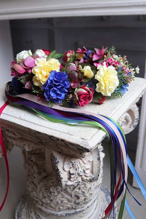 Folk, wianek na głowę rozmiar uniwersalny