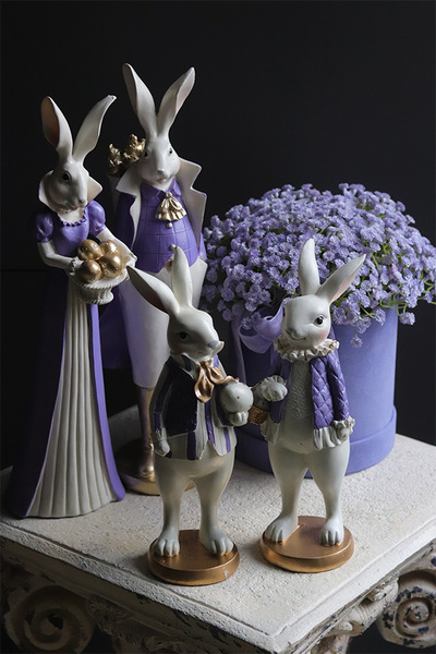 Bunny Royalty Violet, zajączek wielkanocny, parka