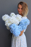 Delicate Blue, bukiet niebieskich hortensji