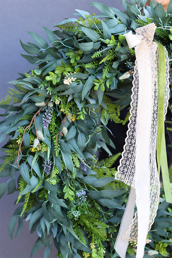 Boho Gretra Spring 2, zielony wianek z eukaliptusem