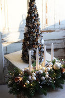 adwentowy stroik Moderno, wym.33x54cm  