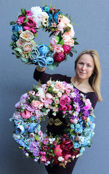 bardzo efektowny wianek, Caryca Katarzyna Dremisa, śr.42cm