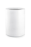 Fiberglass donica walec White