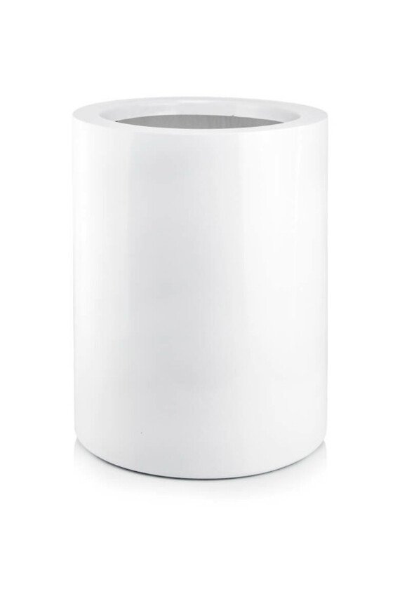 Fiberglass donica walec White