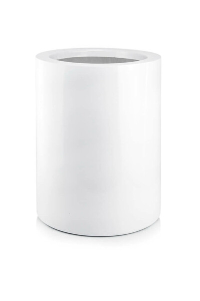 Fiberglass donica walec White