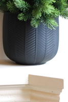 Amarylis Black Modern, świąteczna kompozycja z czerwonymi kwiatami