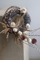 Boho House, wiosenny wianek z baziami