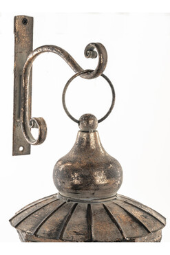 Oriental, wiszący lampion metalowy kinkiet, wys.46cm