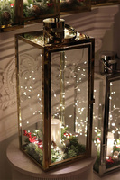 Angelo Christmas Gold, świąteczna dekoracja LED w lampionie