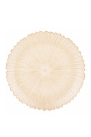 Emia, szklany podtalerz podkładka, B, śr.33cm