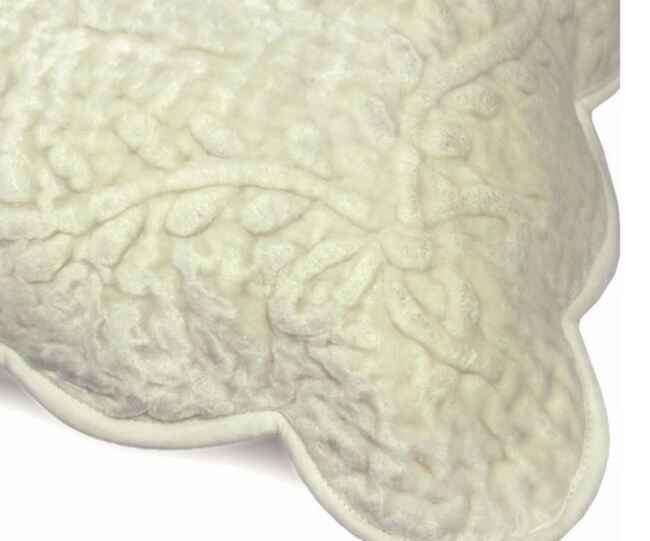 poduszka velvetowa Villa krem 45x45cm