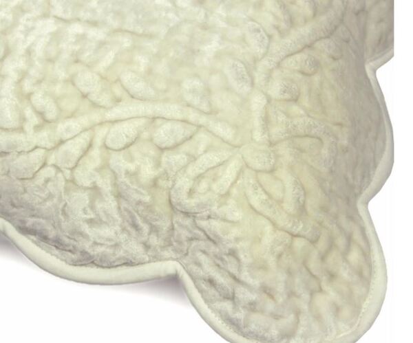 poduszka velvetowa Villa krem 45x45cm