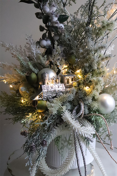 Lokomotywa Landia, zimowa kompozycja w osłonce