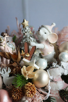 Girl Childhood, różowy świąteczny flowerbox