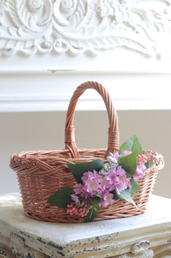 Lilak Bunny, dekorowany koszyczek wielkanocny, wys.23cm