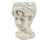 Cremona, osłonka doniczka ceramiczna głowa