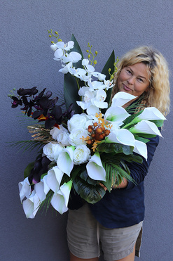 Terence, kompozycja nagrobna premium, dł.75cm 