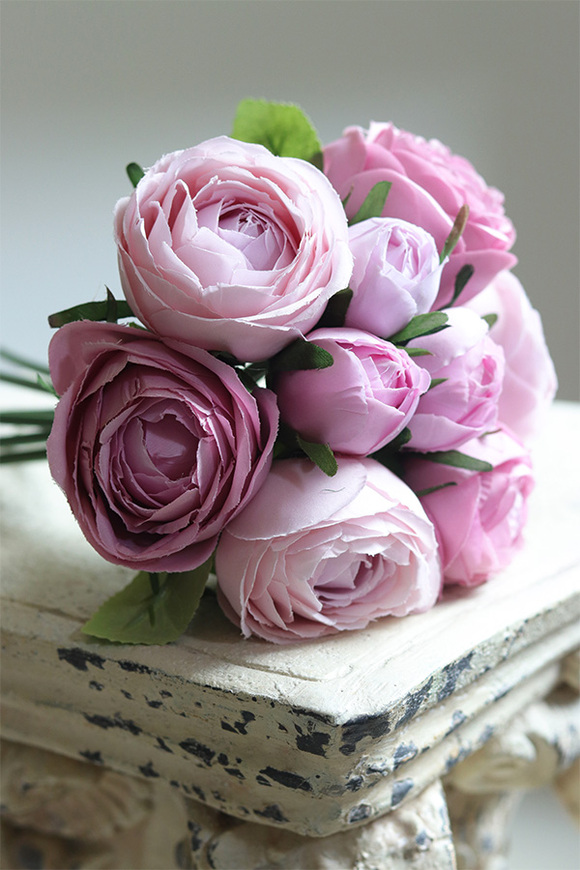 Ranunculus, bukiet kwiatów, fioletowy