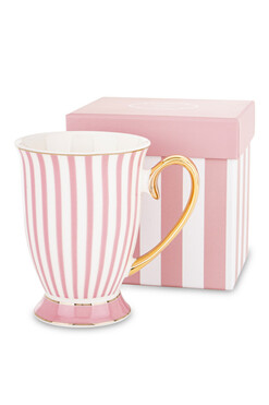 Coco Glamour, ceramiczny kubek różowy, poj.300ml