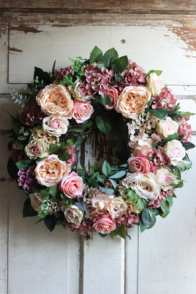 Balina, bogaty wianek na drzwi, śr.51cm