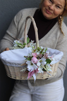 Treena, dwustronnie dekorowany koszyczek wielkanocny