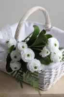 Biała Altana, dekorowany koszyczek wielkanocny, wys.25cm