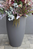 Wrzosowisko, dekoracja jesienna w donicy fiberglass