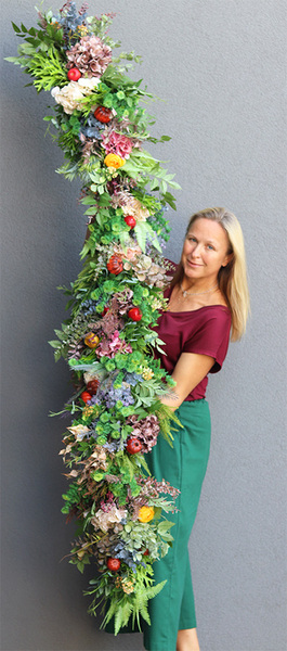 Autumn Extra, barwna girlanda jesienna, dł.1m