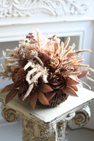 Mortario Deluxe, jesienny kosz z kwiatami