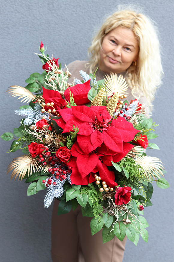 Red Winter, komplet dekoracji nagrobnych