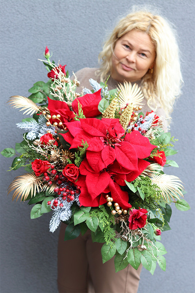 Red Winter, komplet dekoracji nagrobnych