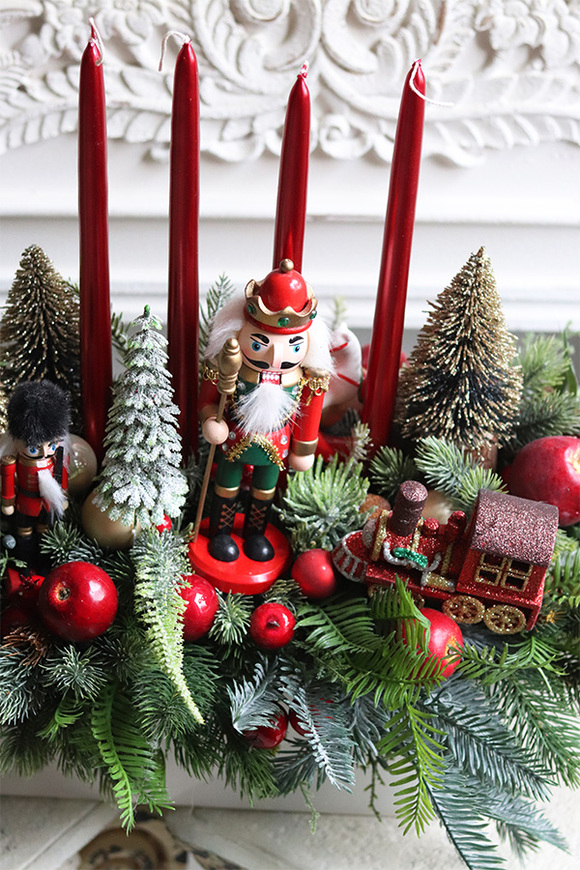 Apart Christmas, adwentowy stroik z dziadkiem