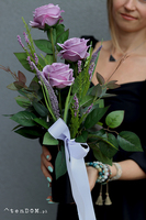 Violet Rose, komplet dekoracji nagrobnych