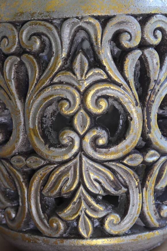 Aztec Gold D, ceramiczny ażurowy lampion