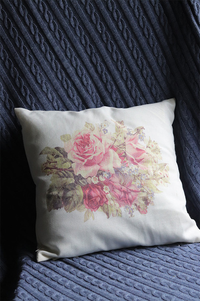 Romantic Rose, poszewka na poduszkę