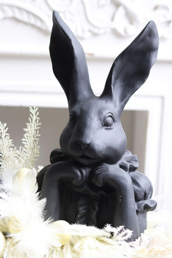 Black Easter Modern, stroik wielkanocny na tacy, wym.34x46cm  