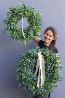 Boho Gretra Spring 2, zielony wianek z eukaliptusem