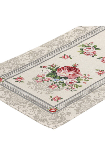 Rose Palace Beige, bieżnik gobelinowy