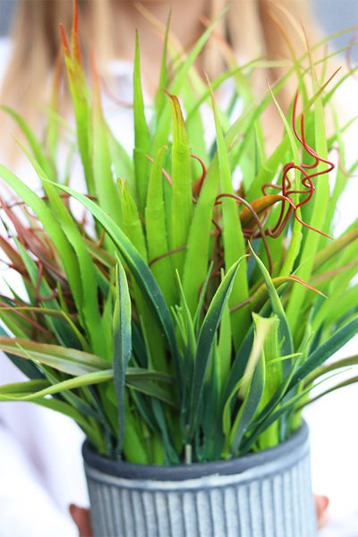 Zielona Trawa, kompozycja ze sztucznych traw