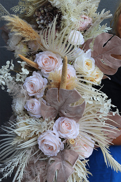 Laguel Boho Beige, girlanda ze sztucznych roślin, dł.120cm